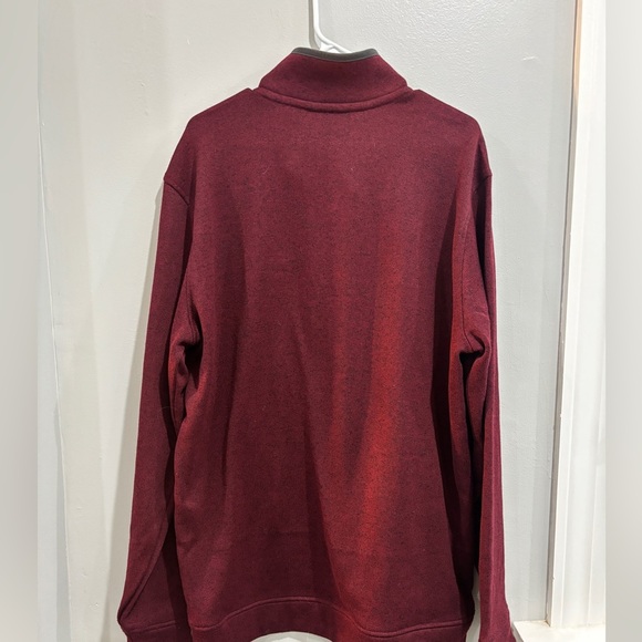 NWOT Eddie Bauer Men's Radiator Fleece Snap-Front Pullover Burgundy TXL - Picture 5 of 9